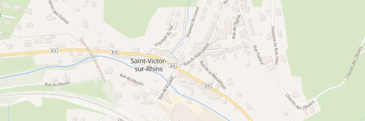 Plan du 23 Rue du Marnanton à Saint-Victor-sur-Rhins