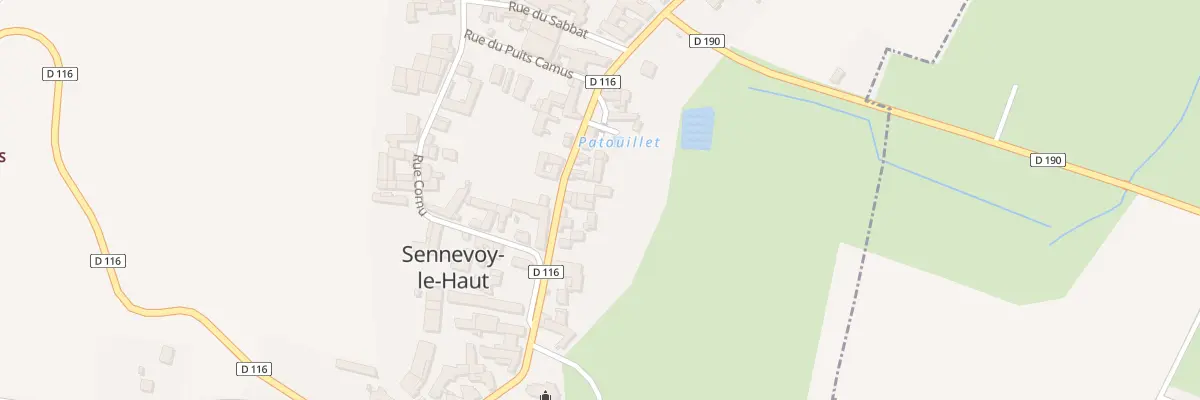 Plan du 28 Rue Notre-dame à Sennevoy-le-Haut