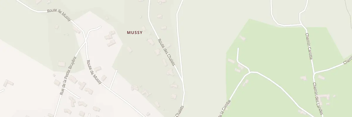 Plan du 260 Rte des Chalets à Rozier-en-Donzy