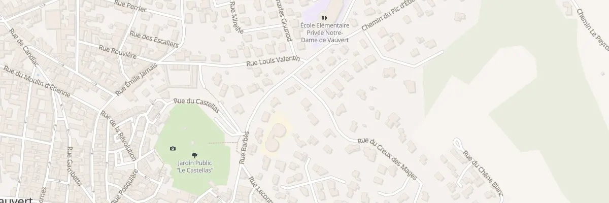 Plan du 34 Rue du Creux des Mages à Vauvert