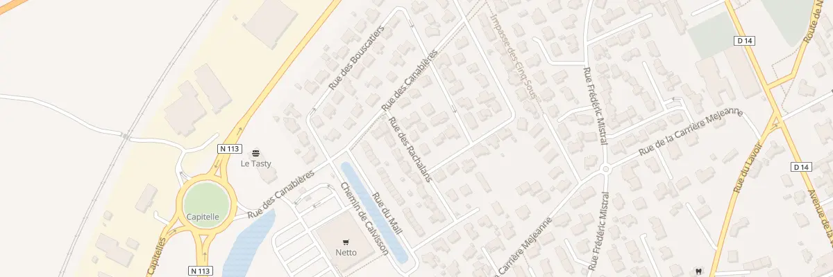 Plan du 12B Rue des Rachalans à Bernis