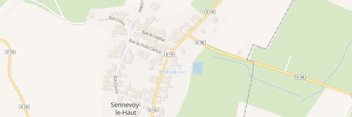 Plan du 44 Le Village à Sennevoy-le-Haut