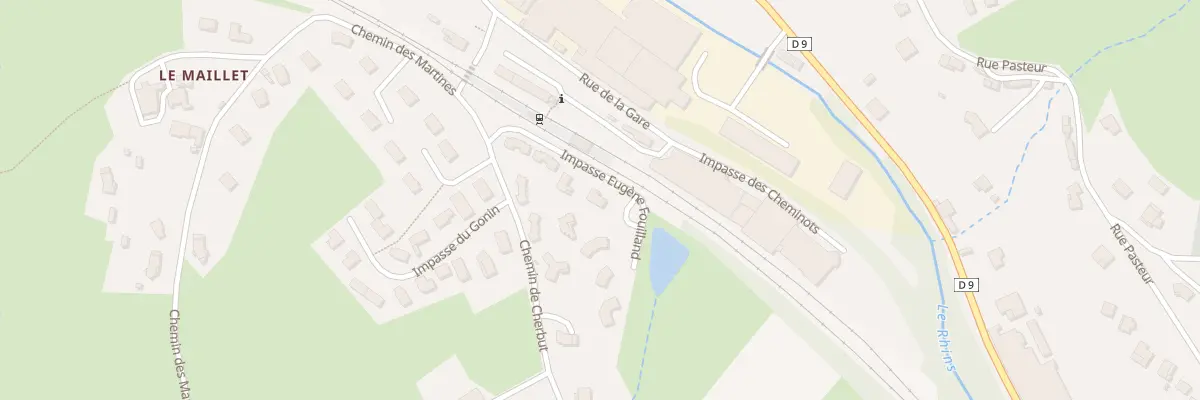 Plan du 150 Imp Eugene Fouilland à Saint-Victor-sur-Rhins