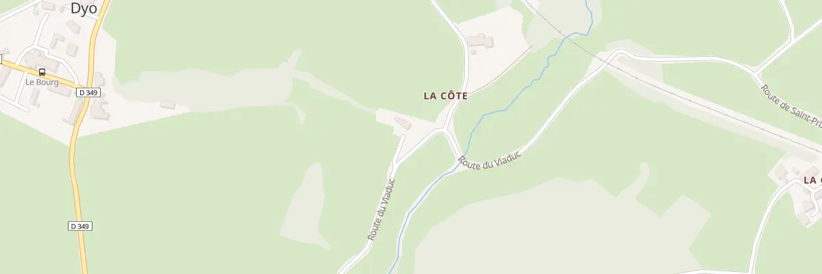 Plan du 715 Rte du Viaduc à Dyo