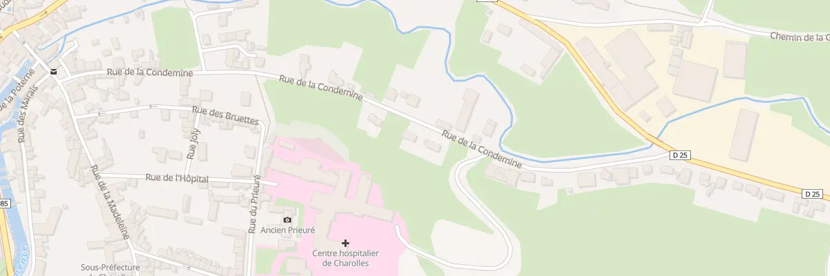 Plan du 18B Rue de la Condemine à Charolles