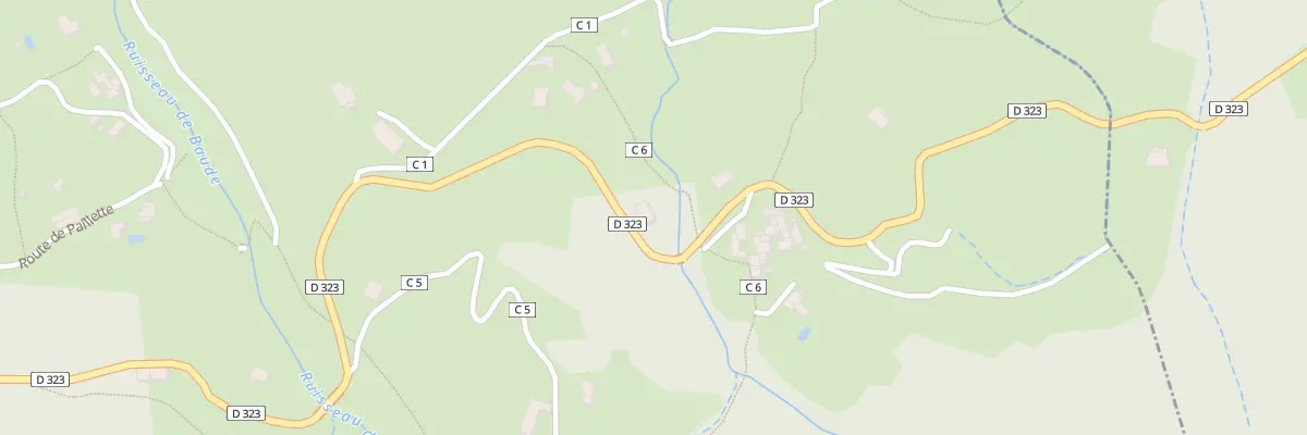Plan du 5071 Pouzoula à Saint-Cirgues-de-Prades