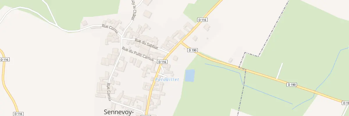 Plan du 45 Le Village à Sennevoy-le-Haut