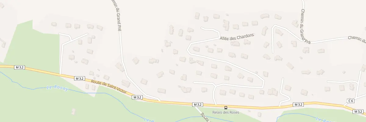 Plan du 27 All du Relais à Saint-Étienne