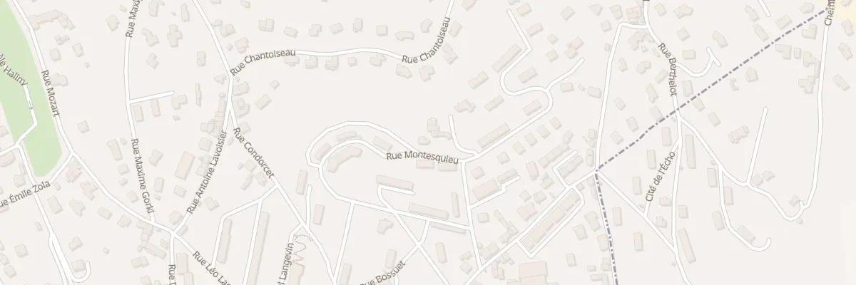 Plan du 13 Rue Montesquieu à Unieux