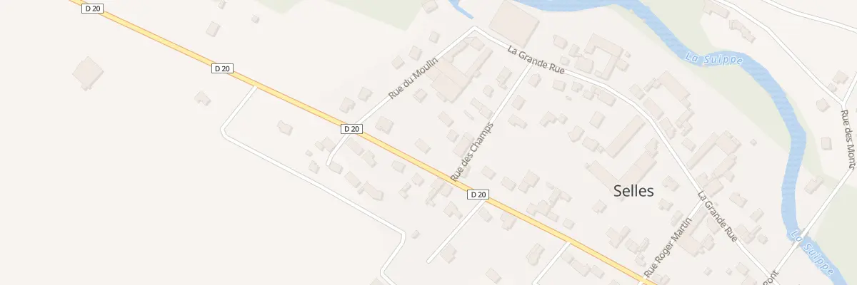 Plan du 36 D 20 à Selles