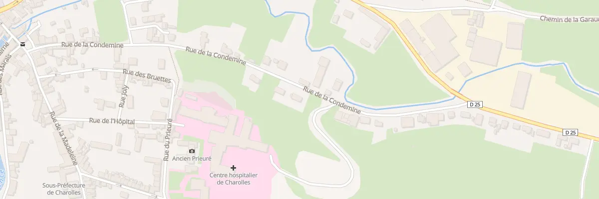 Plan du 18T Rue de la Condemine à Charolles