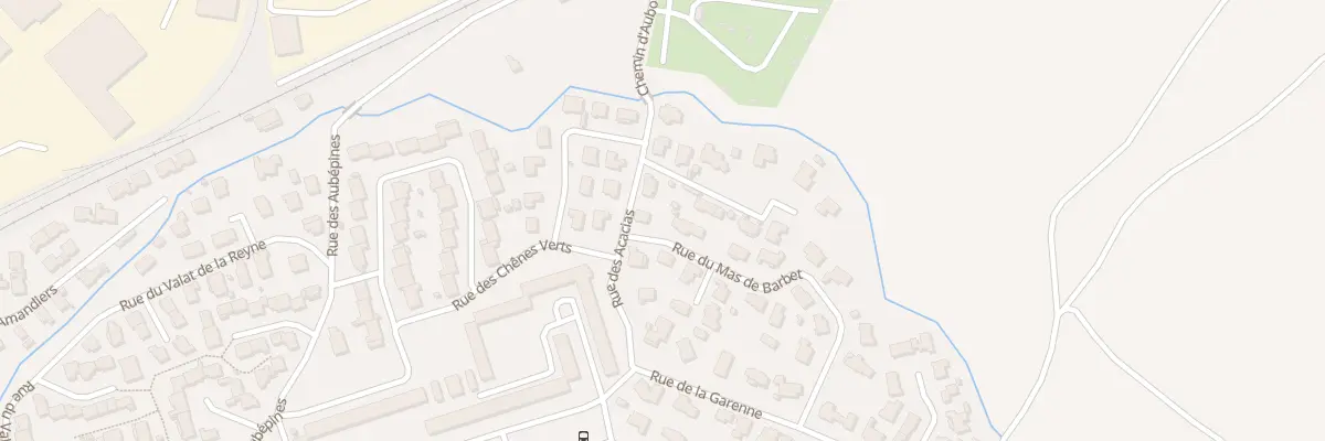 Plan du 260 Rue du Mas de Barbet à Vauvert