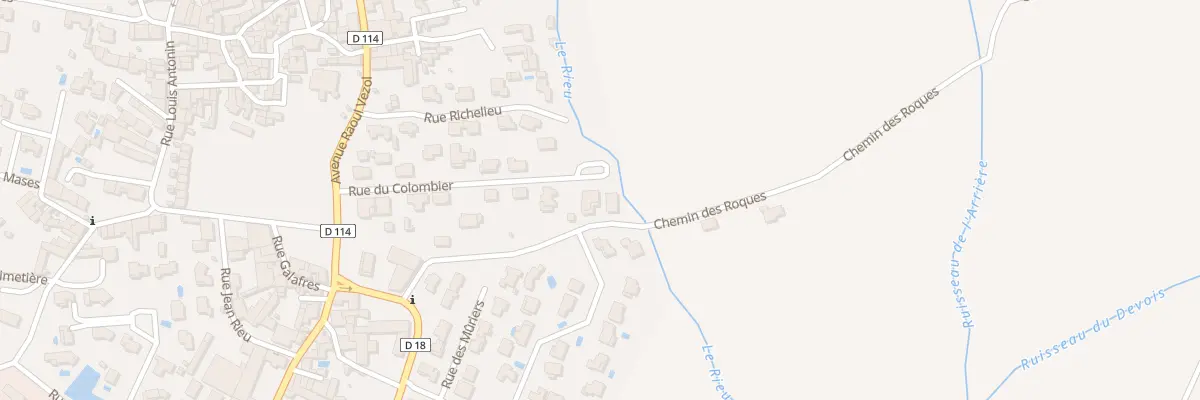 Plan du 197 Rue du Colombier à Saint-Chaptes