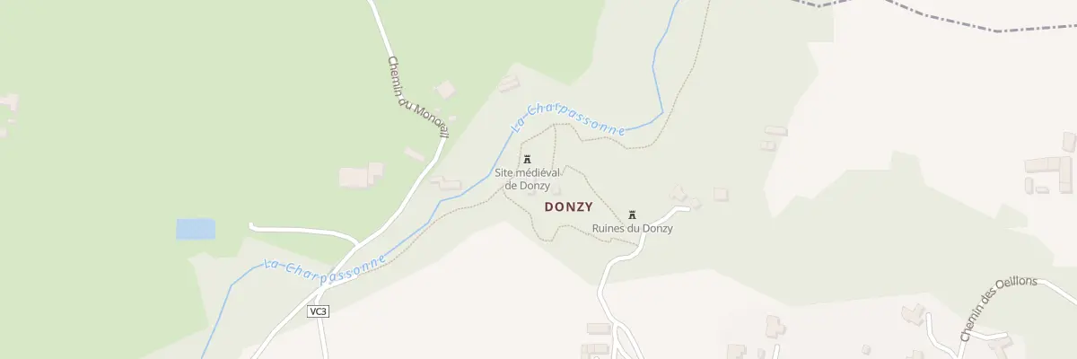 Plan du 5074 Donzy à Salt-en-Donzy