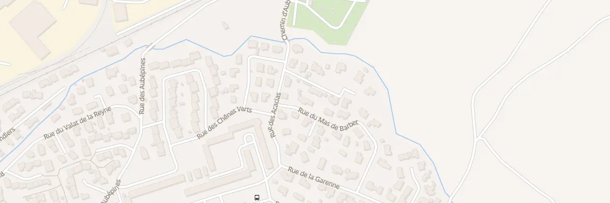 Plan du 246 Rue du Mas de Barbet à Vauvert