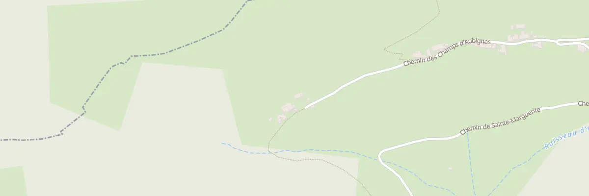 Plan du 440 Che des Champs d’Aubignas à Chirols