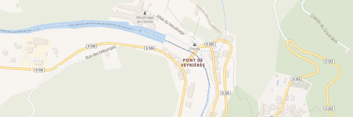 Plan du 2315 Rte de la Fontaulière à Meyras