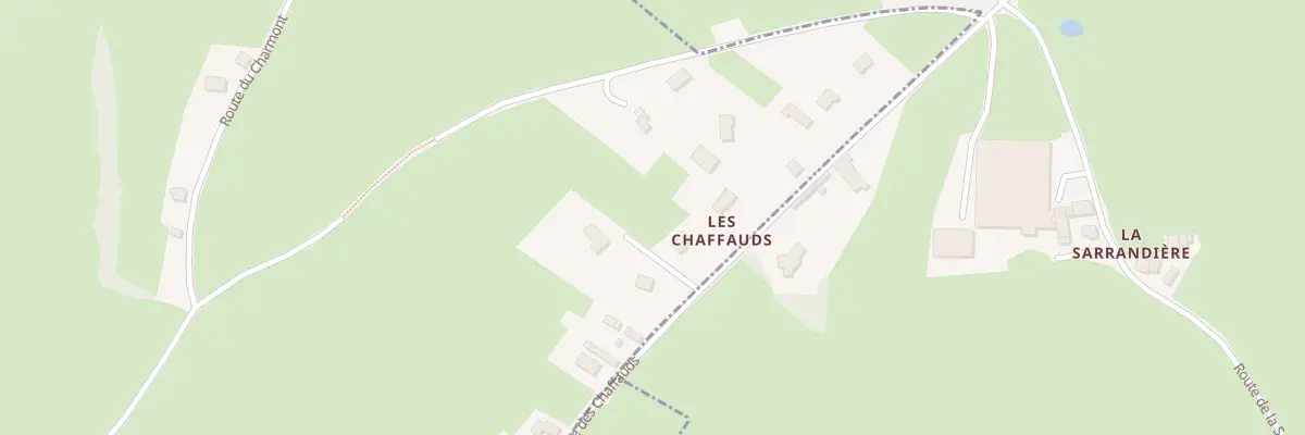 Plan du 25 Rte des Chaffauds à Saint-Laurent-en-Brionnais