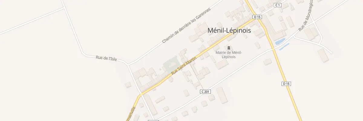 Plan du 24 Rue Saint Martin à Ménil-Lépinois