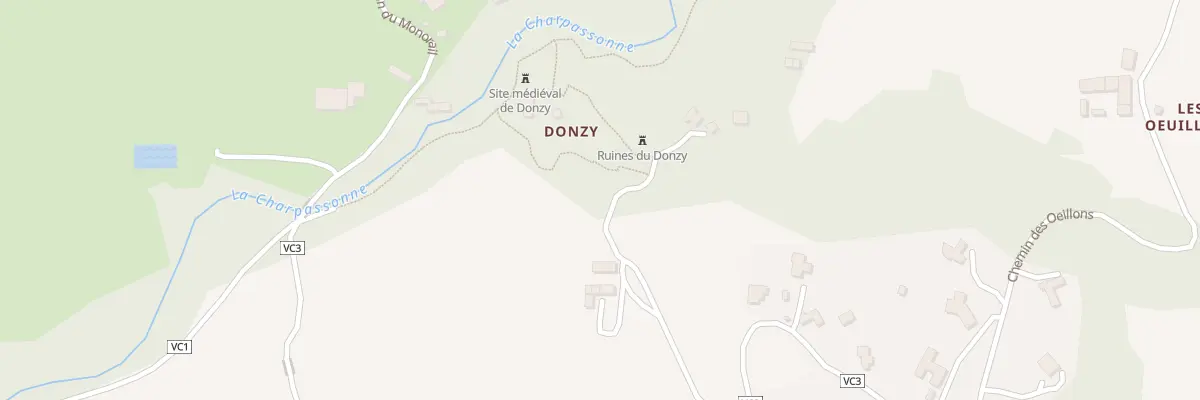 Plan du 5075 Donzy à Salt-en-Donzy