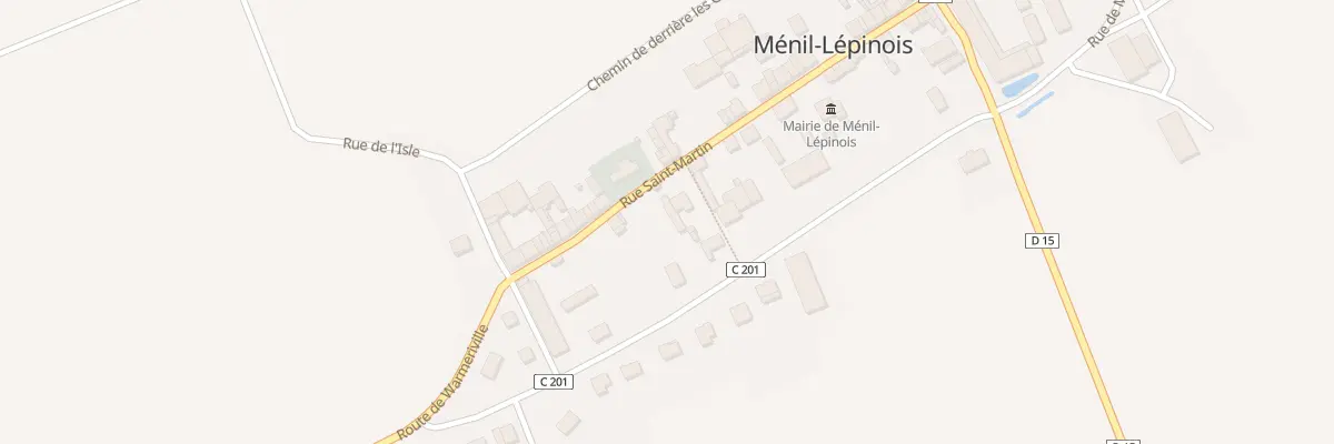 Plan du 23 Rue Saint Martin à Ménil-Lépinois