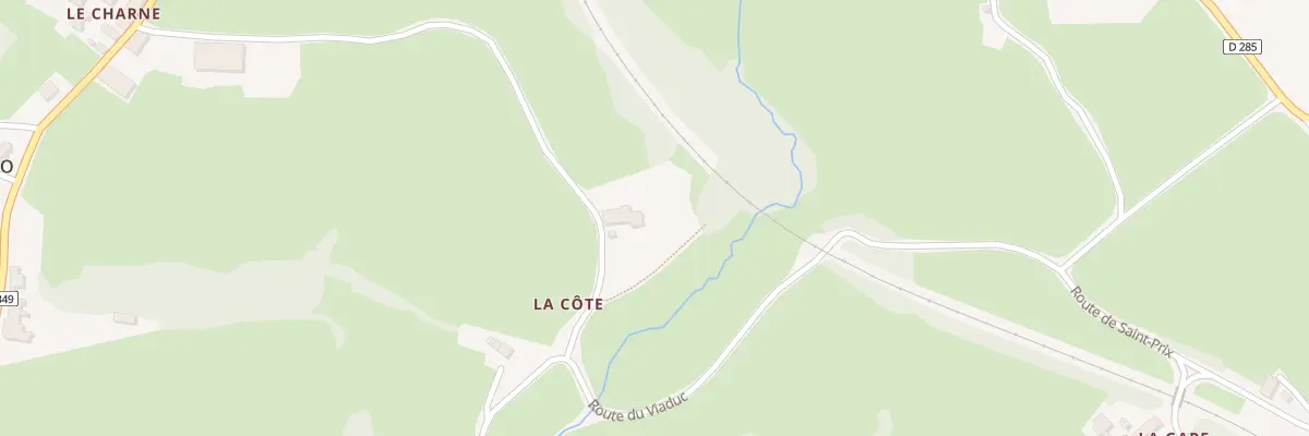 Plan du 104 Imp de la Côte à Dyo