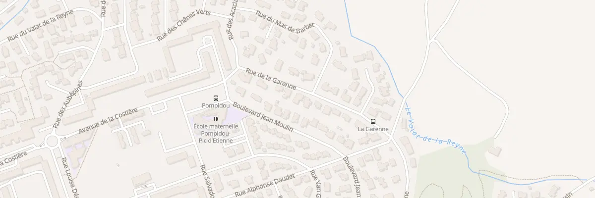 Plan du 43 Rue de la Garenne à Vauvert
