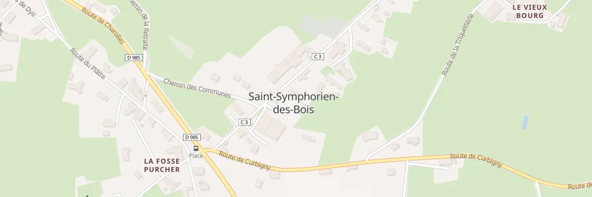 Plan du 174 Rte de Soleil à Saint-Symphorien-des-Bois