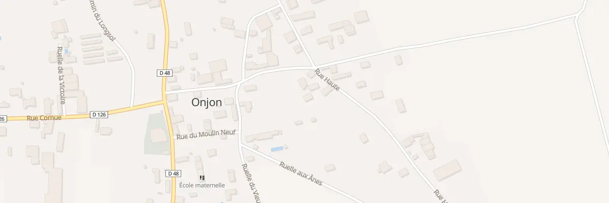 Plan du 14 Rue Haute à Onjon