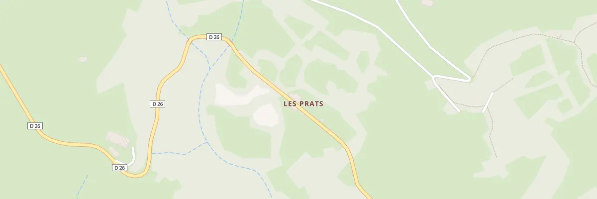 Plan du 5086 Les Prats aux Vastres