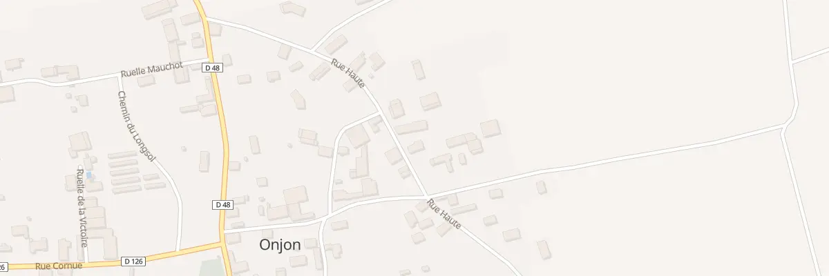 Plan du 9 Rue Haute à Onjon