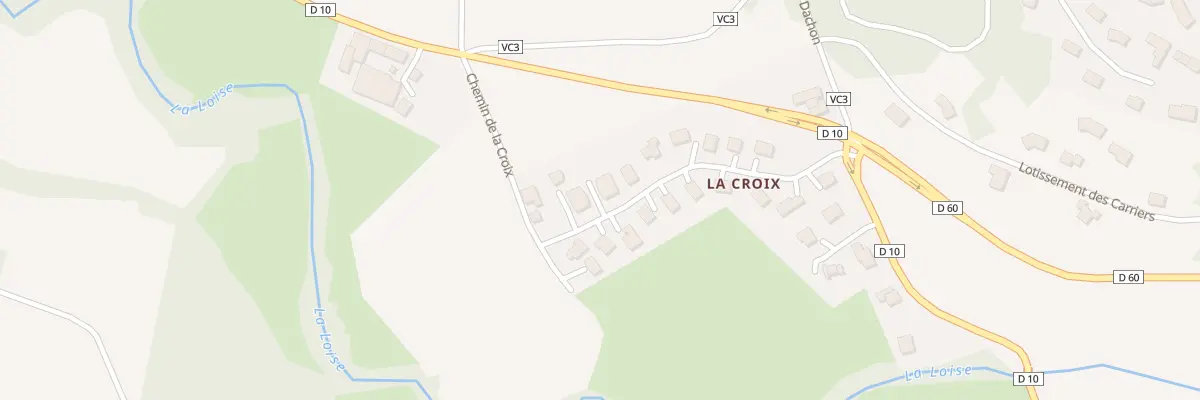 Plan du 5001 Lot de la Croix à Salt-en-Donzy