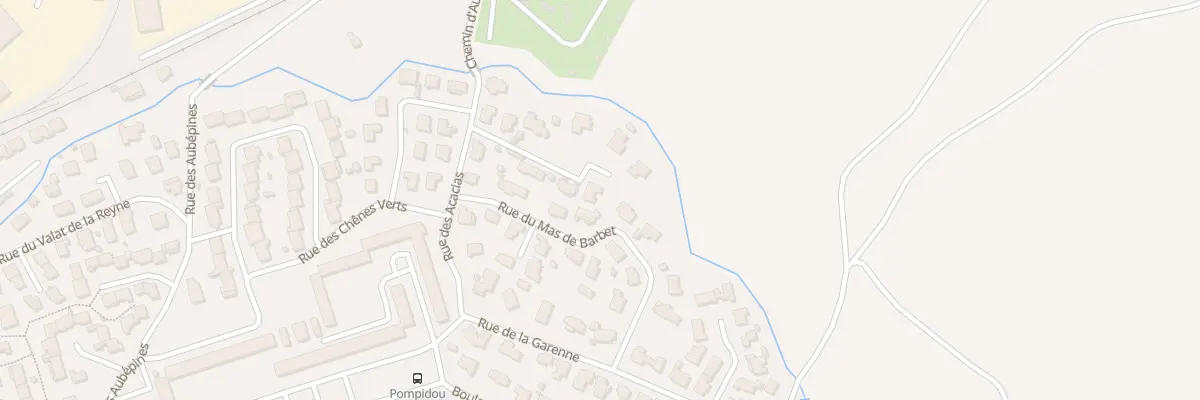 Plan du 140 Rue du Mas de Barbet à Vauvert