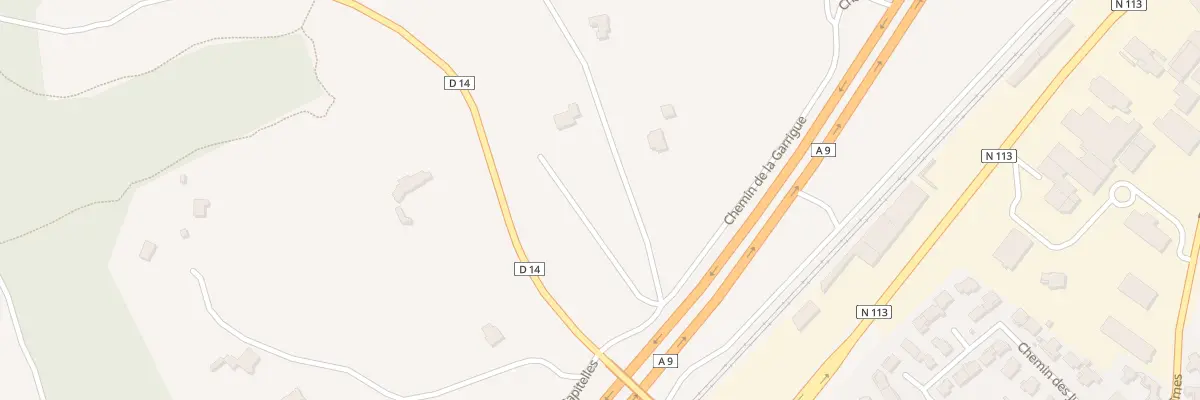 Plan du 2 Rte de Langlade à Bernis