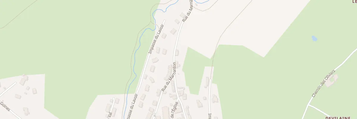 Plan du 316 Rue du Marnanton à Saint-Victor-sur-Rhins