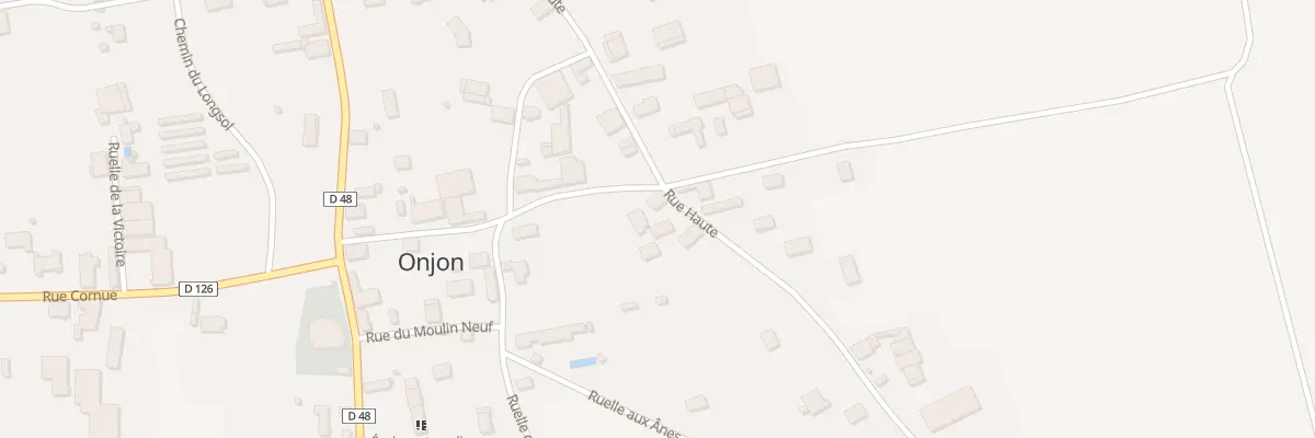 Plan du 12 Rue Haute à Onjon