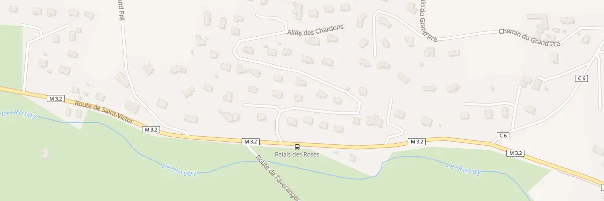 Plan du 9007 All du Relais à Saint-Étienne