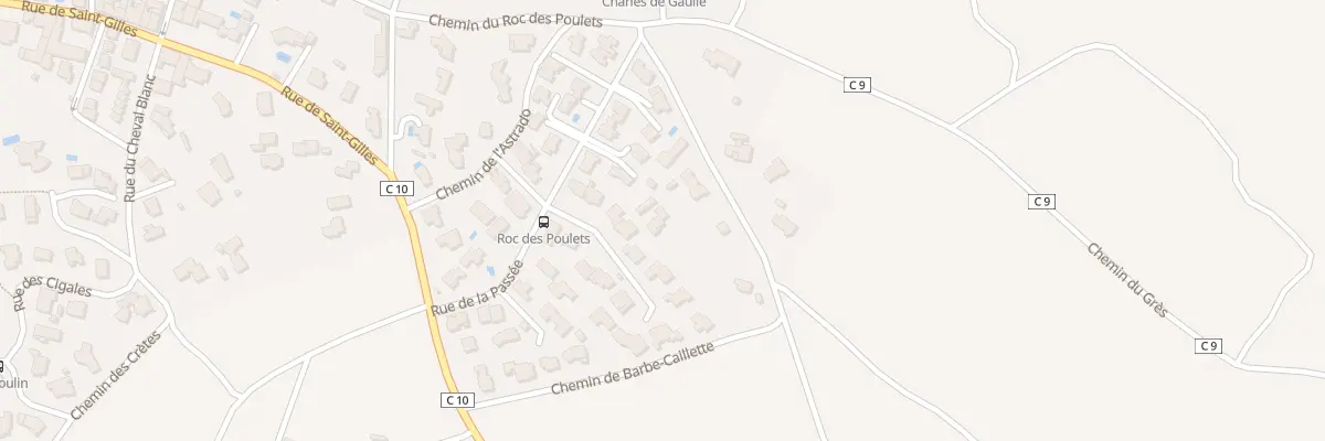 Plan du 120 Che de Barbe Caillette à Vauvert
