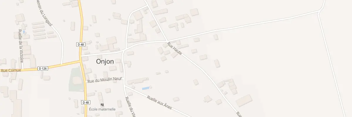 Plan du 16 Rue Haute à Onjon