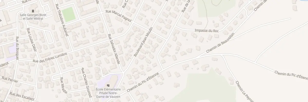 Plan du 5 Rue de la Garenne à Vauvert