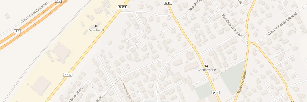 Plan du 10 Rue de la Croix du Vent à Bernis