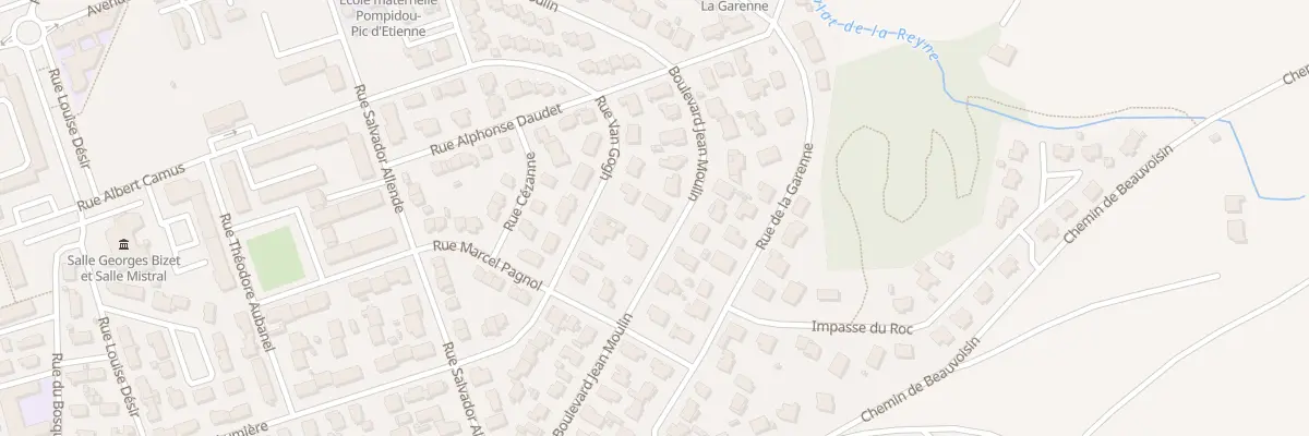 Plan du 17 Bd Jean Moulin à Vauvert