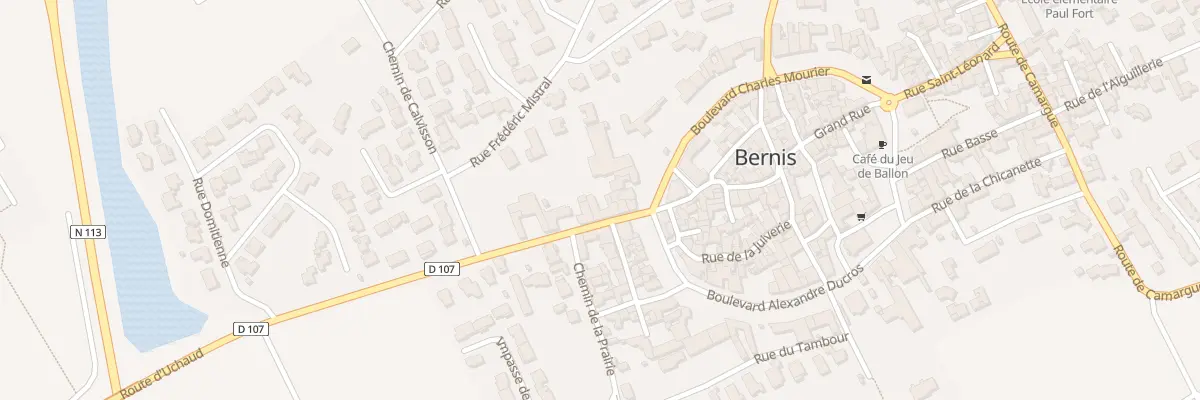 Plan du 6 Rte d’Uchaud à Bernis