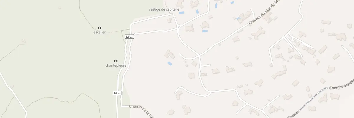 Plan du 343 Che Grand Malaville à Caveirac