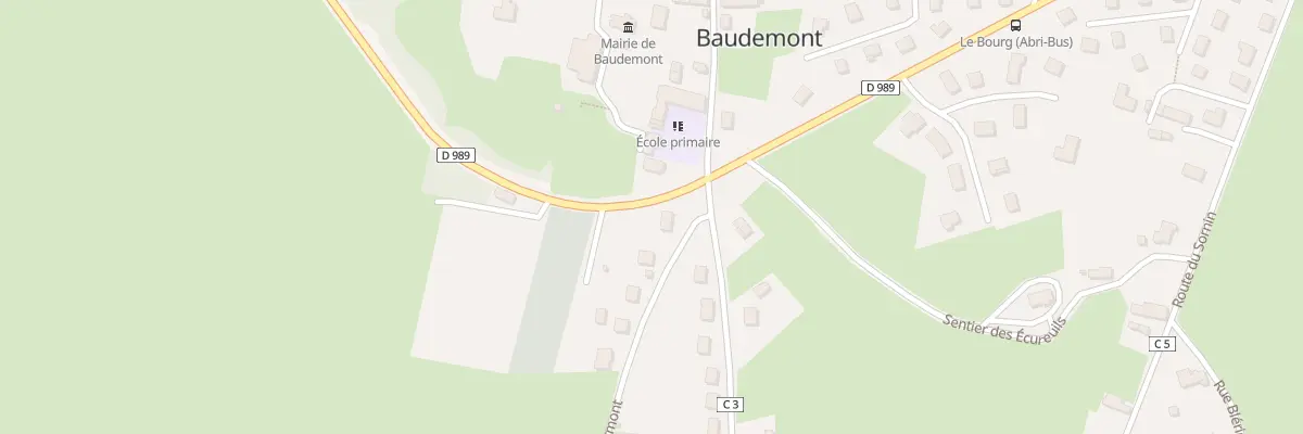 Plan du 1 Rue de la Mine à Baudemont