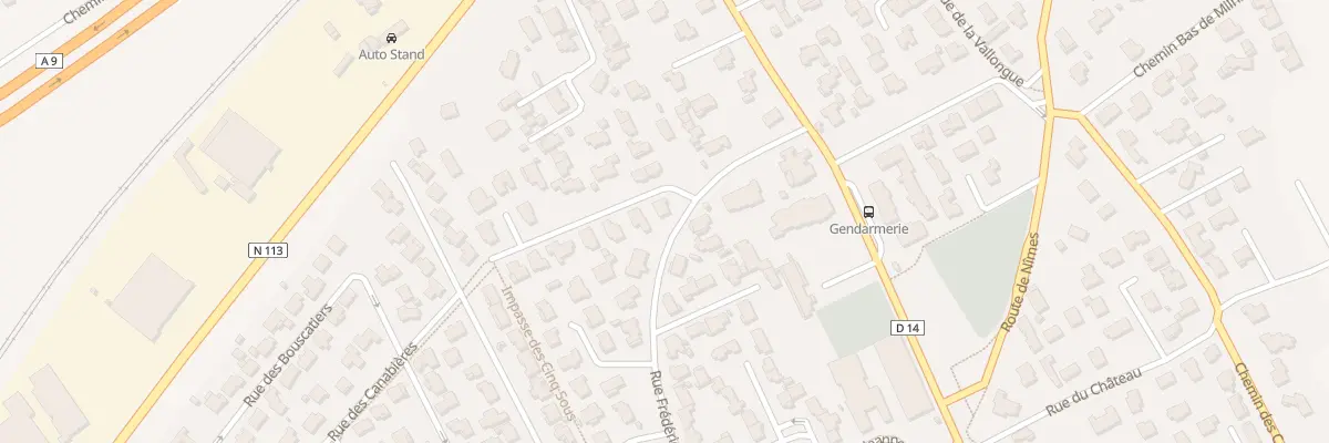 Plan du 7 Rue de la Croix du Vent à Bernis
