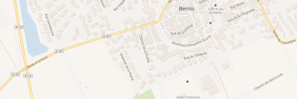 Plan du 3 Rue de la Garde à Bernis