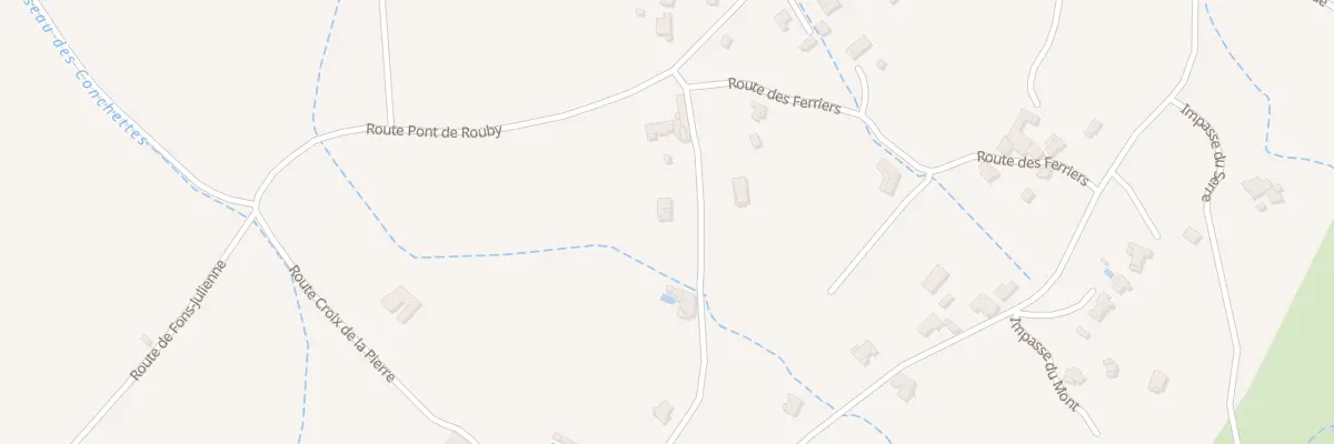 Plan du 102 Rte de Bourboul à Grospierres