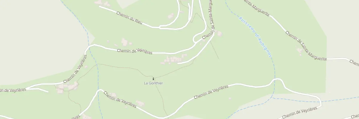 Plan du 140 Che de la Gonthier à Chirols