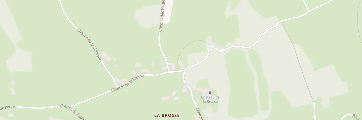 Plan du 240 Che de la Brosse à Tence